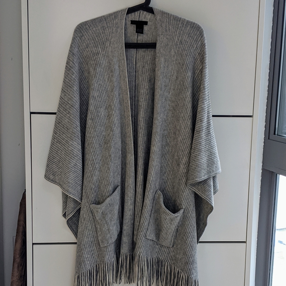 Steve Madden Rib Knit Poncho